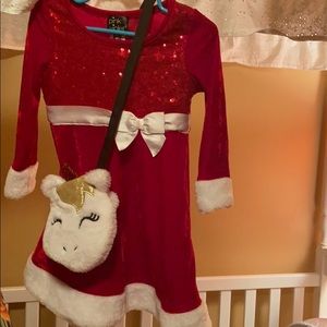 3t miss Santa dress